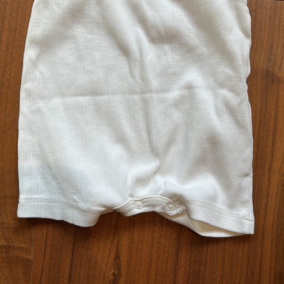 Bizz x Siss Logan Playsuit, Baby Ribbed White Romper 0-3 months NWOT - Picture 4 of 4